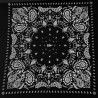 jersey bawelniany panel bandana czarno biały 85x180 cm