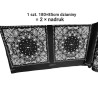 jersey bawelniany panel bandana czarno biały 85x180 cm