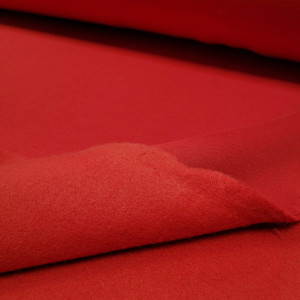 Dresówka drapana – pakiet mini hurtowy 5 mb  czerwony