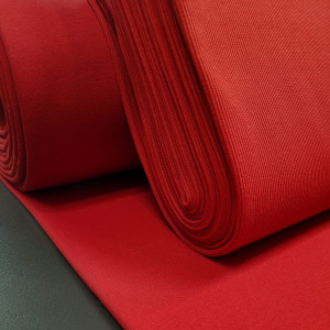 Dresówka drapana – pakiet mini hurtowy 5 mb  czerwony