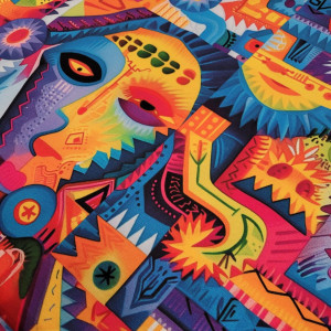 dresówka pętelka z elastanem– pakiet mini hurtowy 5 mb  picasso