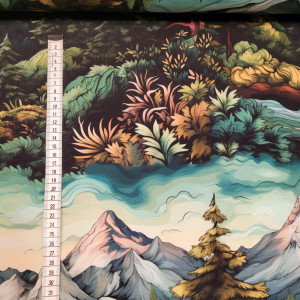 dresówka pętelka z  elastanem -pakiet mini hurtowy 5mb góry / las