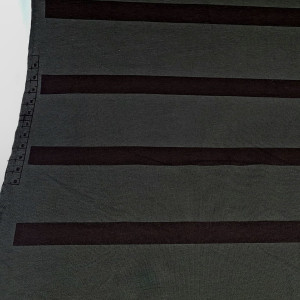dresówka pętelka pasy czekolada khaki 3na 8cm