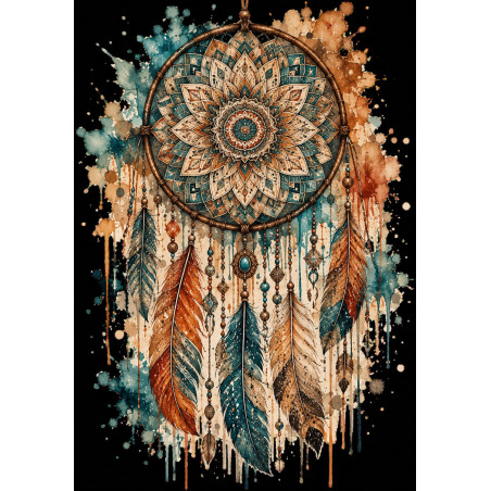 panel wodoodporny boho łapacz snów