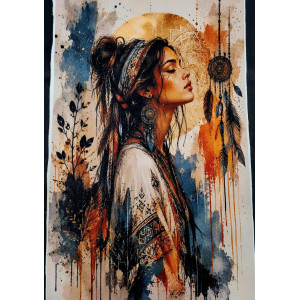 panel dresówka drapana boho 2