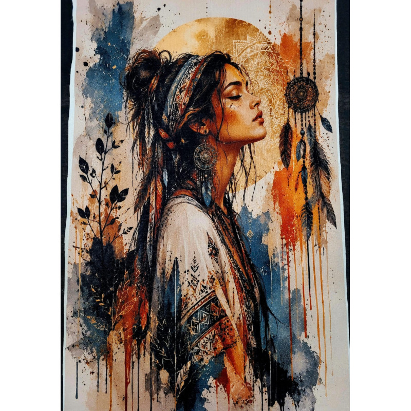 panel dresówka drapana boho 2