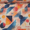 jersey druk geometria pastelowa