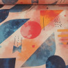jersey druk geometria pastelowa