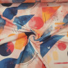 jersey druk geometria pastelowa