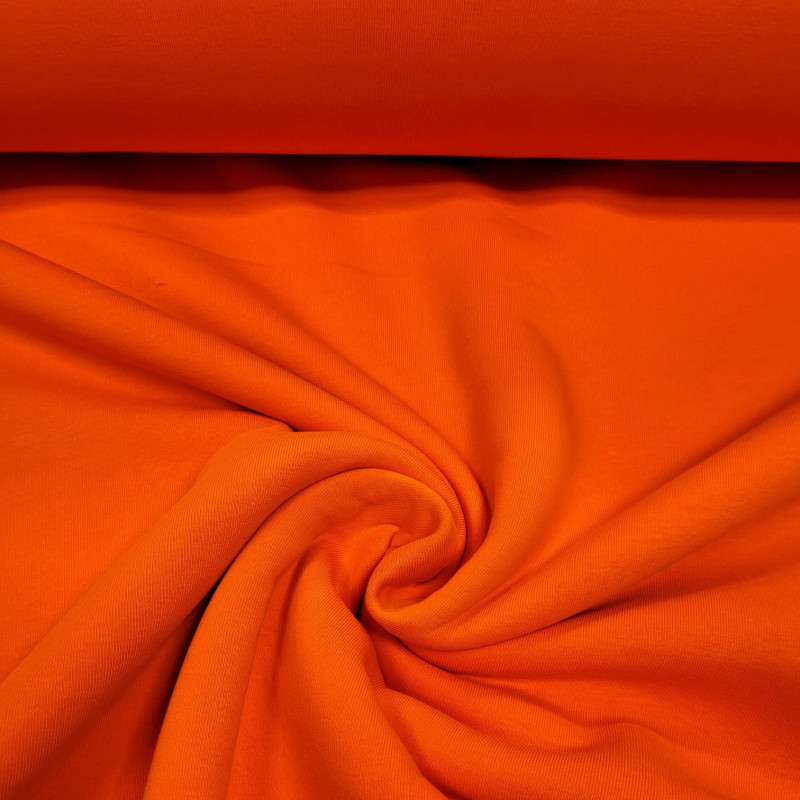 dresówka drapana orange pomarańczowy