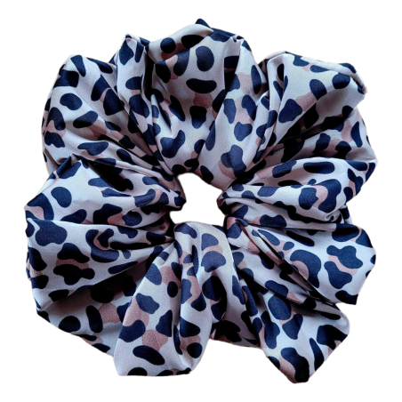 frotka / scrunchy satynowa panterka