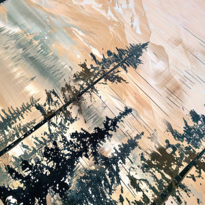 panel dresowy 90x180cm góry beż