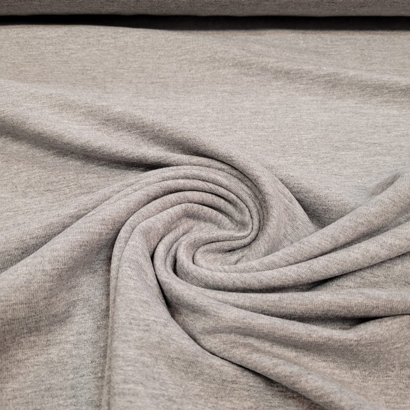 dresówka z elastanem 260g/m2 szary melanż 3