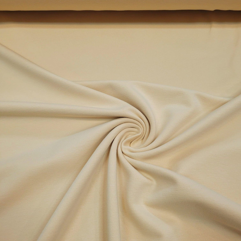 dresówka z elastanem 260g/m2 jasny beż