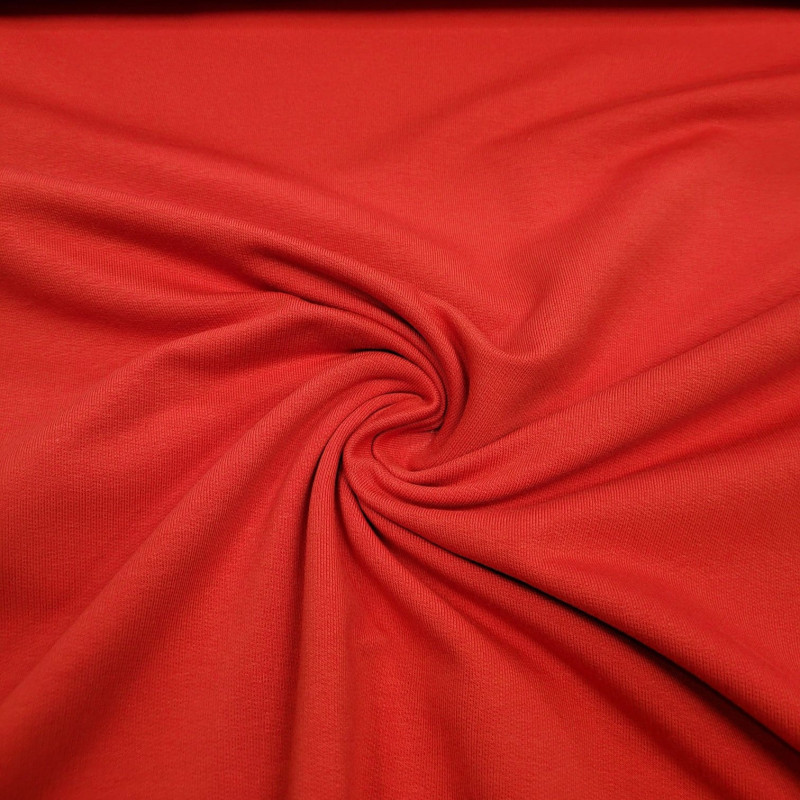 dresówka z elastanem 260g/m2 czerwona