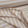 dresówka pętelka z elastanem 260g/m2 pasy beż