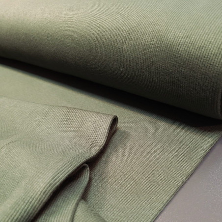 ściągacz bawełniany prążek zielony khaki