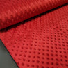 minky plush kropka czerwona red